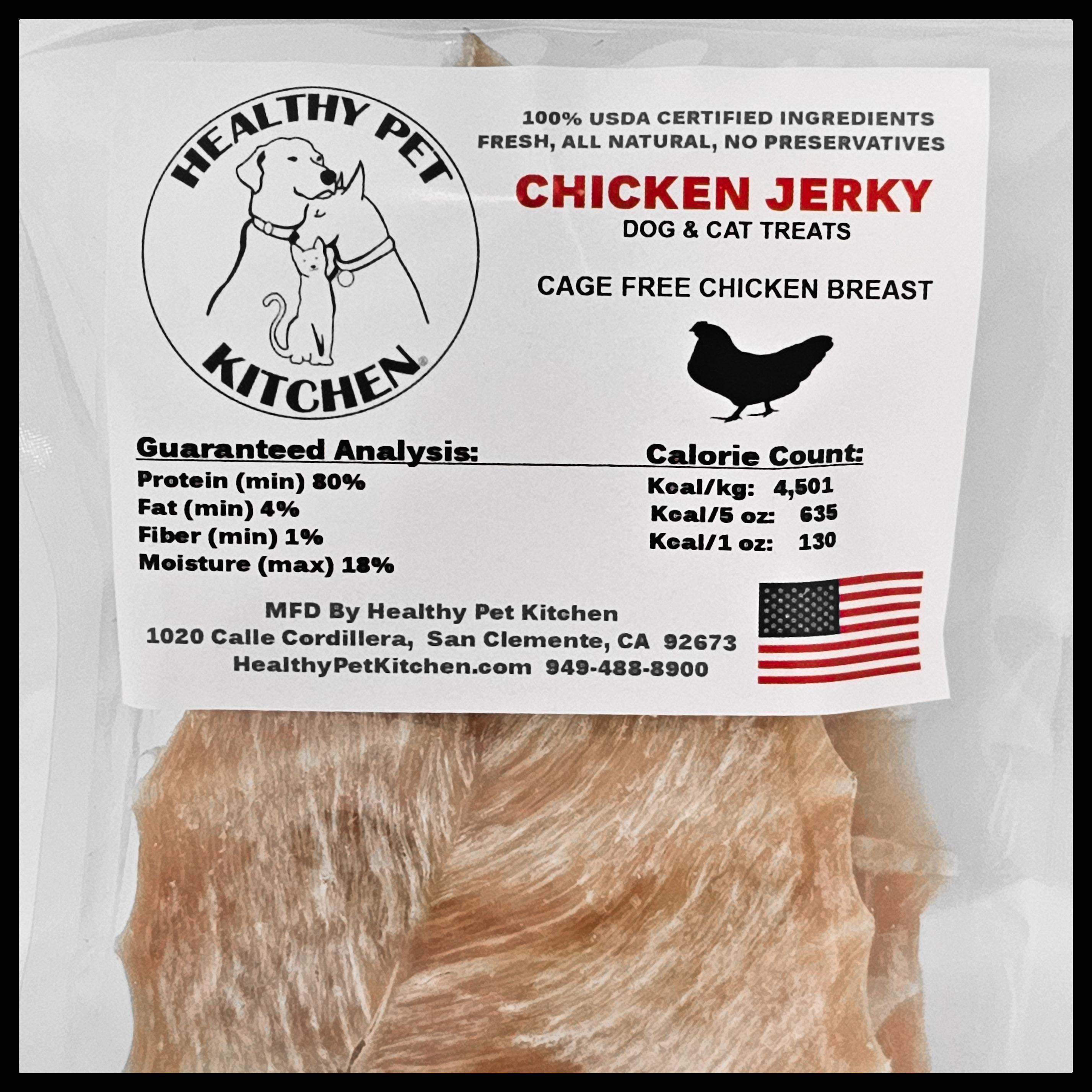 CHICKEN JERKY GOURMET PET FOOD